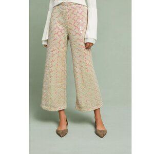 Anthropologie wide-leg sequin pants US 2,4